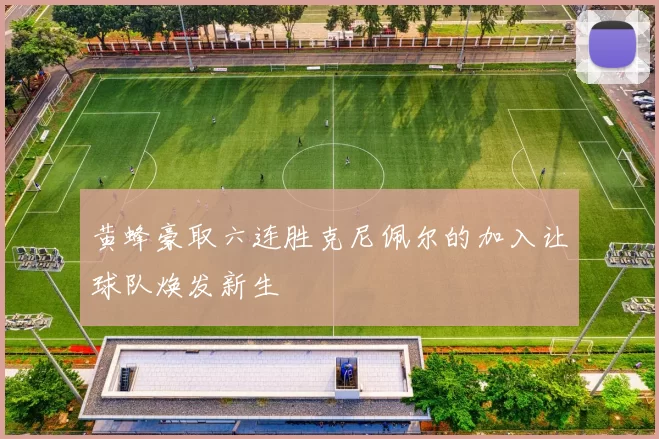 黄蜂豪取六连胜克尼佩尔的加入让球队焕发新生